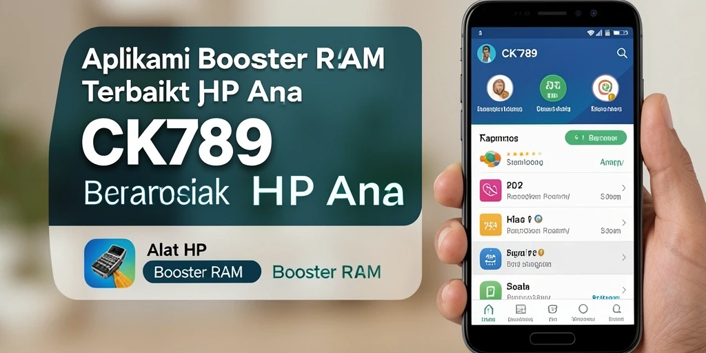 Antarmuka CK789 dengan fitur optimasi RAM yang menarik.
